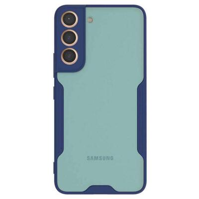 Microsonic Samsung Galaxy S22 Kılıf Paradise Glow Lacivert