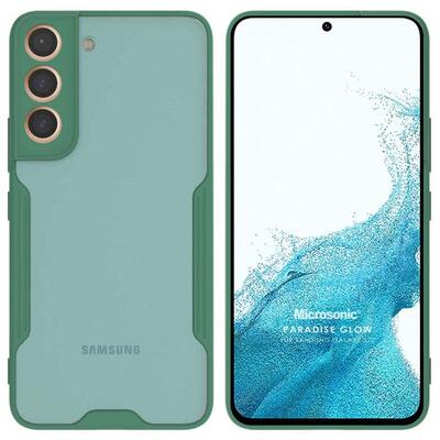 Microsonic Samsung Galaxy S22 Kılıf Paradise Glow Yeşil