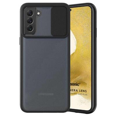 Microsonic Samsung Galaxy S22 Kılıf Slide Camera Lens Protection Siyah