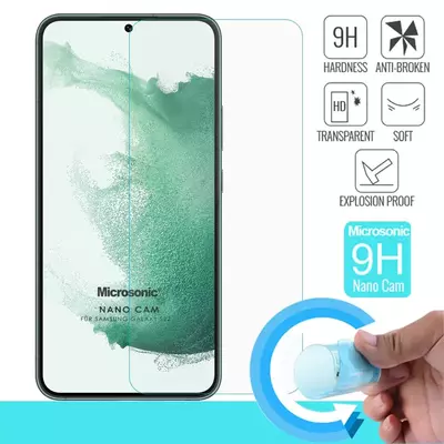 Microsonic Samsung Galaxy S22 Nano Glass Cam Ekran Koruyucu