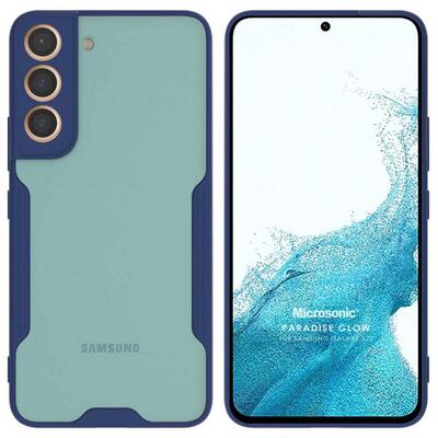 Microsonic Samsung Galaxy S22 Plus Kılıf Paradise Glow Lacivert