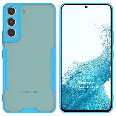 Microsonic Samsung Galaxy S22 Plus Kılıf Paradise Glow Turkuaz