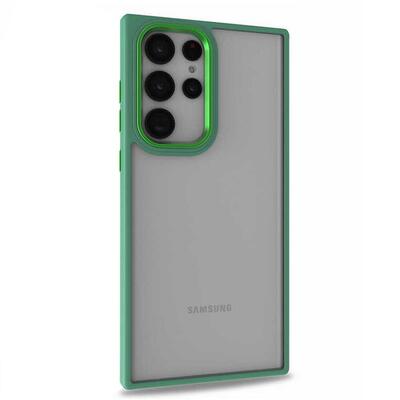 Microsonic Samsung Galaxy S22 Ultra Kılıf Bright Planet Yeşil