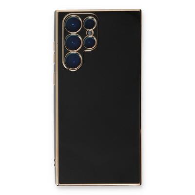 Microsonic Samsung Galaxy S22 Ultra Kılıf Olive Plated Siyah