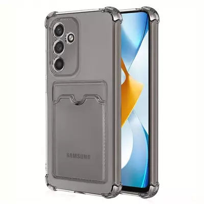 Microsonic Samsung Galaxy S23 FE Card Slot Shock Kılıf Füme