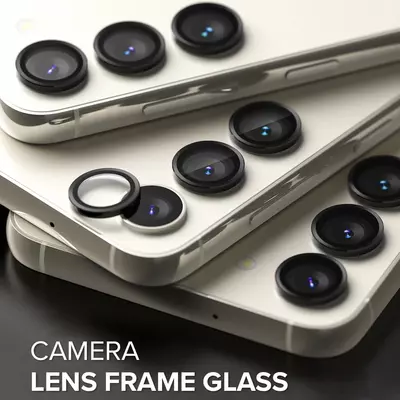 Microsonic Samsung Galaxy S23 FE Tekli Kamera Lens Koruma Camı Gümüş