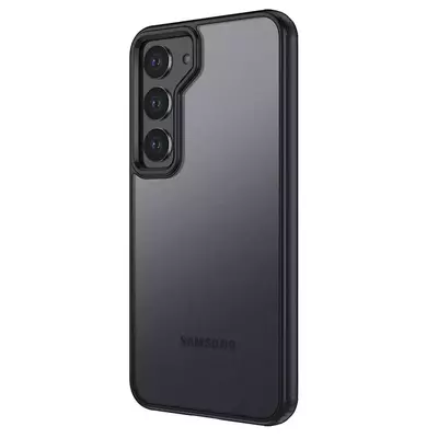 Microsonic Samsung Galaxy S23 Plus Kılıf Frosted Frame Siyah