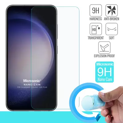 Microsonic Samsung Galaxy S23 Plus Nano Glass Cam Ekran Koruyucu