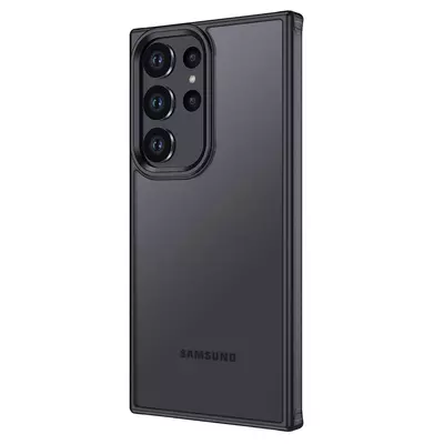 Microsonic Samsung Galaxy S23 Ultra Kılıf Frosted Frame Siyah