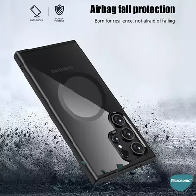 Microsonic Samsung Galaxy S24 Plus Kılıf MagSafe Bright Planet Gri