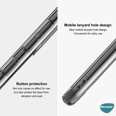 Microsonic Samsung Galaxy S24 Plus Kılıf Non Yellowing Crystal Clear Sararma Önleyici Kristal Şeffaf