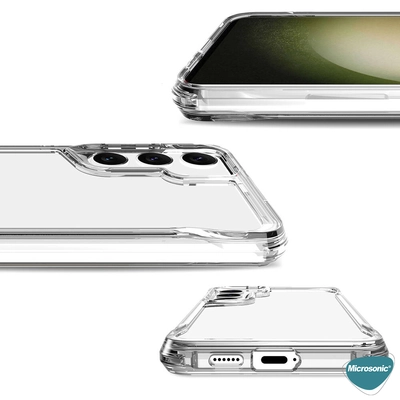 Microsonic Samsung Galaxy S24 Plus Kılıf Trex Bumper Şeffaf