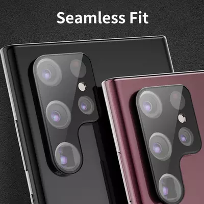Microsonic Samsung Galaxy S24 Ultra Kamera Lens Koruma Camı V2 Siyah