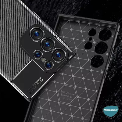 Microsonic Samsung Galaxy S24 Ultra Kılıf Legion Series Siyah