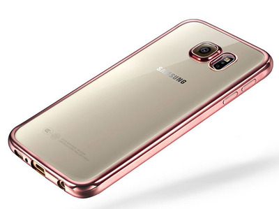 Microsonic Samsung Galaxy S6 Kılıf Skyfall Transparent Clear Gümüş