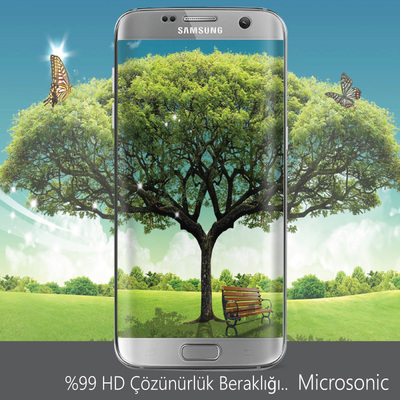 Microsonic Samsung Galaxy S7 Edge Ekran Koruyucu Film Seti - Ön ve Arka