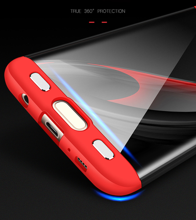 Microsonic Samsung Galaxy S7 Edge Kılıf Double Dip 360 Protective AYS Siyah