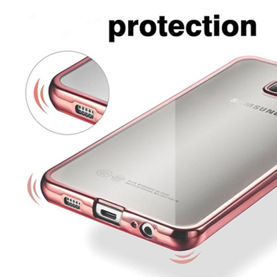 Microsonic Samsung Galaxy S8 Plus Kılıf Skyfall Transparent Clear Rose Gold