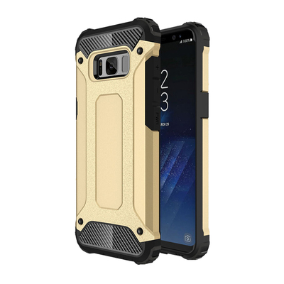 Microsonic Samsung Galaxy S8 Plus Kılıf Rugged Armor Gold