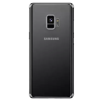 Microsonic Samsung Galaxy S9 Kılıf Skyfall Transparent Clear Gümüş