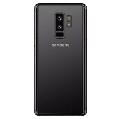 Microsonic Samsung Galaxy S9 Plus Kılıf Skyfall Transparent Clear Siyah