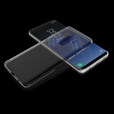 Microsonic Samsung Galaxy S9 Plus Kılıf Transparent Soft Mavi