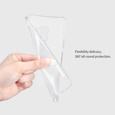 Microsonic Samsung Galaxy S9 Plus Kılıf Transparent Soft Pembe
