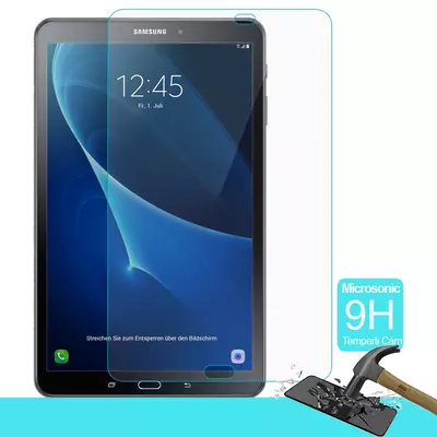 Microsonic Samsung Galaxy Tab A 10.1'' T580 Temperli Cam Ekran koruyucu Kırılmaz film