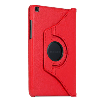 Microsonic Samsung Galaxy Tab A T290 360 Stand Dönerli Kılıf Kırmızı