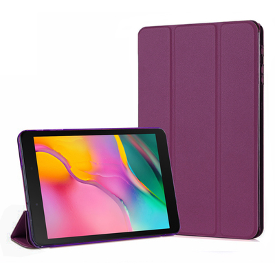 Microsonic Samsung Galaxy Tab A T290 Smart Case Kapaklı Kılıf Mor