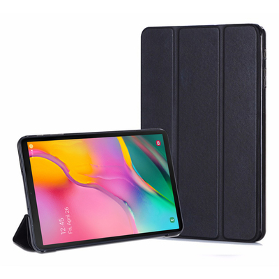 Microsonic Samsung Galaxy Tab A T510 Smart Case Kapaklı Kılıf Siyah