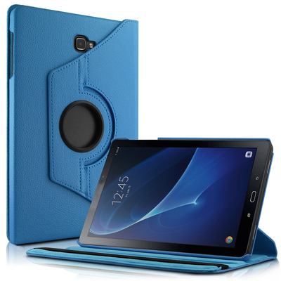 Microsonic Samsung Galaxy Tab A T580 360 Stand Dönerli Kılıf Mavi