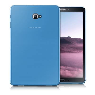 Microsonic Samsung Galaxy Tab A T580 Kılıf Transparent Soft Mavi
