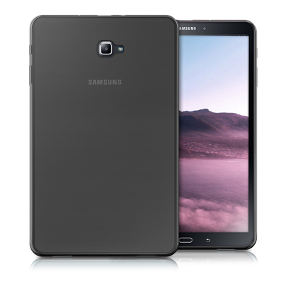 Microsonic Samsung Galaxy Tab A T580 Kılıf Transparent Soft Siyah