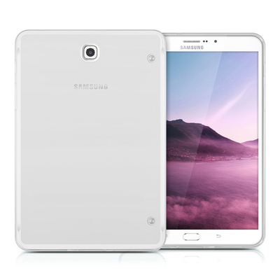 Microsonic Samsung Galaxy Tab S2 T710 Kılıf Transparent Soft Beyaz