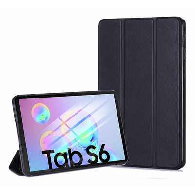 Microsonic Samsung Galaxy Tab S6 T860 Smart Case Kapaklı Kılıf Siyah