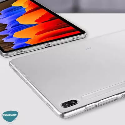 Microsonic Samsung Galaxy Tab S8 Plus X800 Kılıf Transparent Soft Şeffaf