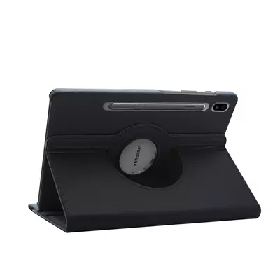 Microsonic Samsung Galaxy Tab S8 Ultra X900 Kılıf 360 Rotating Stand Deri Siyah