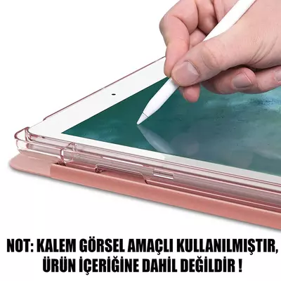 Microsonic Samsung Galaxy Tab S9 Plus X810 Kılıf Origami Pencil Kırmızı