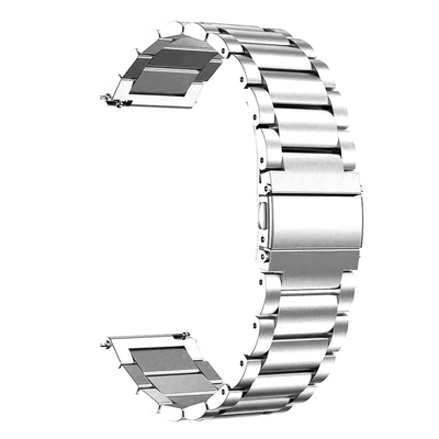 Microsonic Samsung Galaxy Watch 3 41mm Metal Stainless Steel Kordon Gümüş
