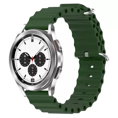 Microsonic Samsung Galaxy Watch 3 45mm Kordon Ocean Band Yeşil