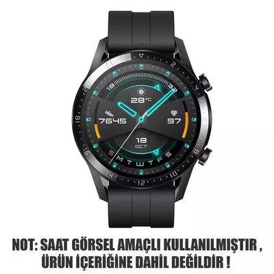 Microsonic Samsung Galaxy Watch 4 Classic 42mm Kordon, Silicone RapidBands Siyah