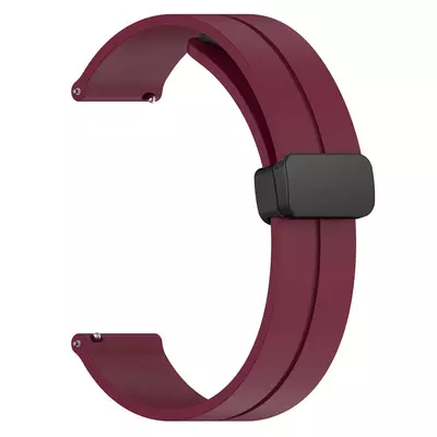 Microsonic Samsung Galaxy Watch 42mm Kordon Ribbon Line Bordo