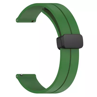 Microsonic Samsung Galaxy Watch 42mm Kordon Ribbon Line Yeşil