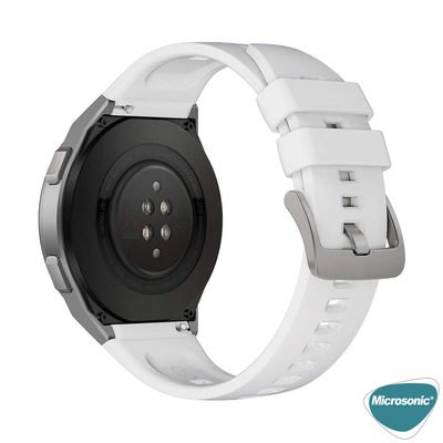 Microsonic Samsung Galaxy Watch 46mm Silicone Rapid Bands Kordon Sarı