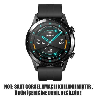 Microsonic Samsung Galaxy Watch 46mm Silicone Rapid Bands Kordon Siyah