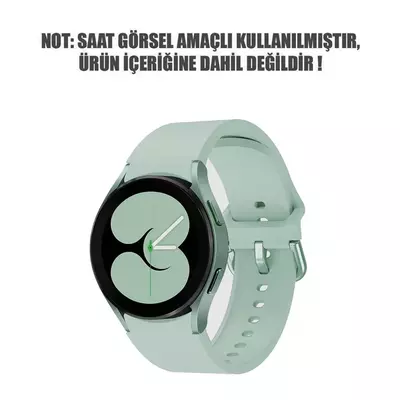 Microsonic Samsung Galaxy Watch 5 44mm Kordon Solid Silicone Band Açık Yeşil