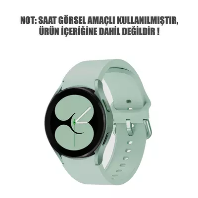 Microsonic Samsung Galaxy Watch 6 44mm Kordon Solid Silicone Band Açık Yeşil