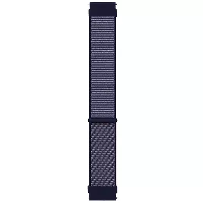 Microsonic Samsung Galaxy Watch 6 Classic 43mm Hasırlı Kordon Woven Sport Loop Mor