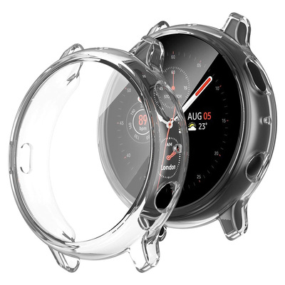 Microsonic Samsung Galaxy Watch Active 2 40mm Kılıf 360 Full Round Soft Silicone Şeffaf